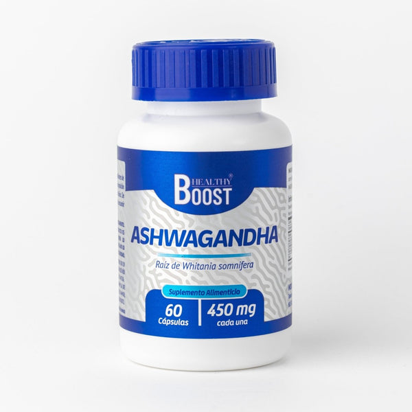 Ashwagandha 450 mg – Control del Estrés y Sueño Profundo (60 cápsulas) - Puro BalanceAshwagandha 450 mg – Control del Estrés y Sueño Profundo (60 cápsulas) - PuroBalance