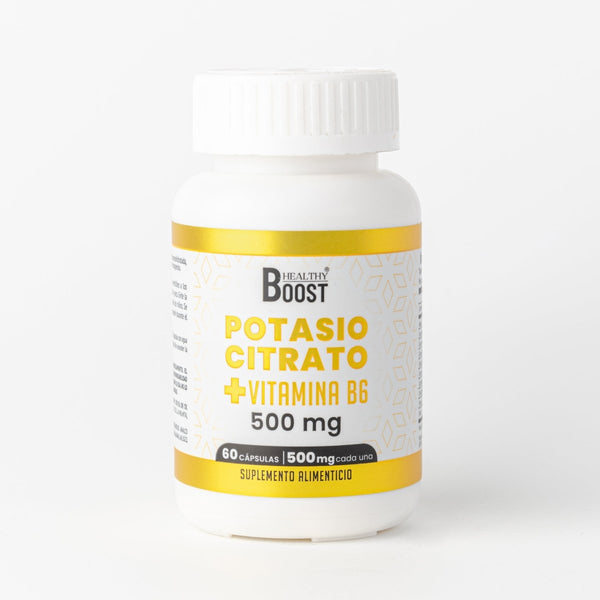 Citrato de potasio + vitamina B6: energía y función muscular - Puro BalanceCitrato de potasio + vitamina B6: energía y función muscular - PuroBalance