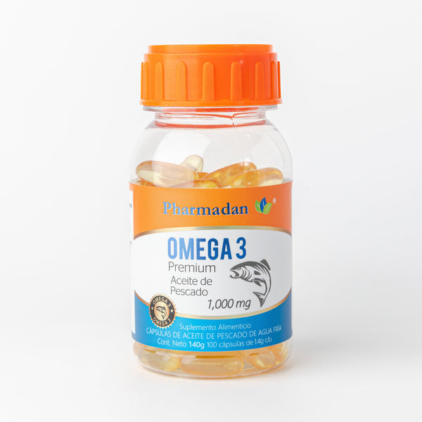Omega 3 Premium 1000 mg – Corazón y Cerebro (100 Cápsulas) - Puro BalanceOmega 3 Premium 1000 mg – Corazón y Cerebro (100 Cápsulas) - PuroBalance